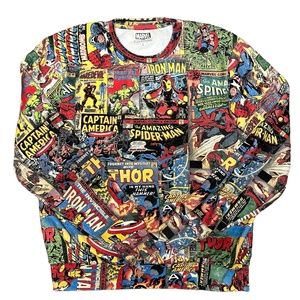 Marvel comic all over print sweater